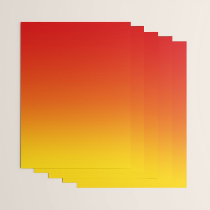 Red Orange and Gold Gradient Wrapping Paper Gallery Image 3