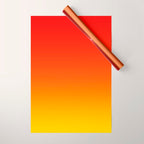Red Orange and Gold Gradient Wrapping Paper Gallery Image 1