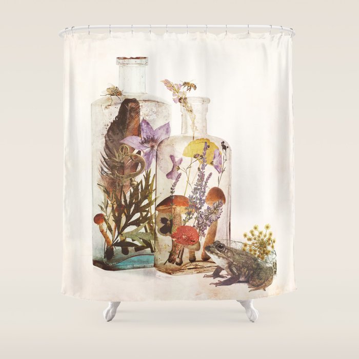 WITCH BOTTLES Shower Curtain Gallery Image 1