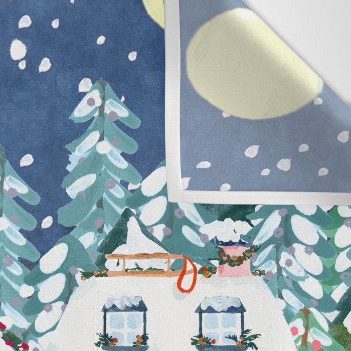 Christmas Night Wall Tapestry Gallery Image 3