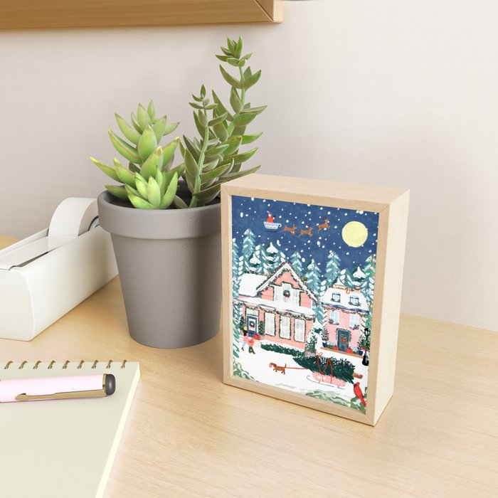 Christmas Night Mini Art Print Gallery Image 2
