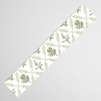 William Morris Kelmscott Trellis Ivory Amber Table Runner Gallery Image 3