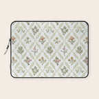 William Morris Kelmscott Trellis Ivory Amber Laptop Sleeve Gallery Image 1