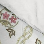 William Morris Kelmscott Trellis Ivory Amber Comforter Gallery Image 4