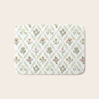 William Morris Kelmscott Trellis Ivory Amber Bath Mat Gallery Image 1