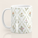 William Morris Kelmscott Trellis Ivory Amber Coffee Mug Gallery Image 3