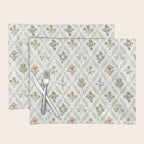 William Morris Kelmscott Trellis Ivory Amber Placemat Gallery Image 1