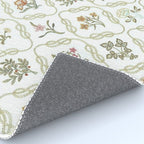 William Morris Kelmscott Trellis Ivory Amber Rug Gallery Image 4
