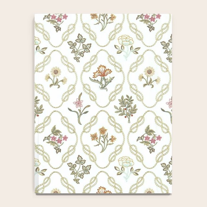 William Morris Kelmscott Trellis Ivory Amber Notebook Gallery Image 4