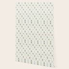 William Morris Kelmscott Trellis Ivory Amber Wallpaper Gallery Image 2