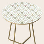 William Morris Kelmscott Trellis Ivory Amber Side Table Gallery Image 2