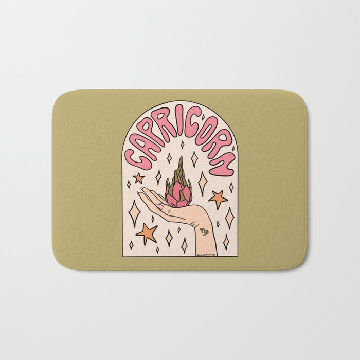 Capricorn Dragonfruit Bath Mat Gallery Image 1
