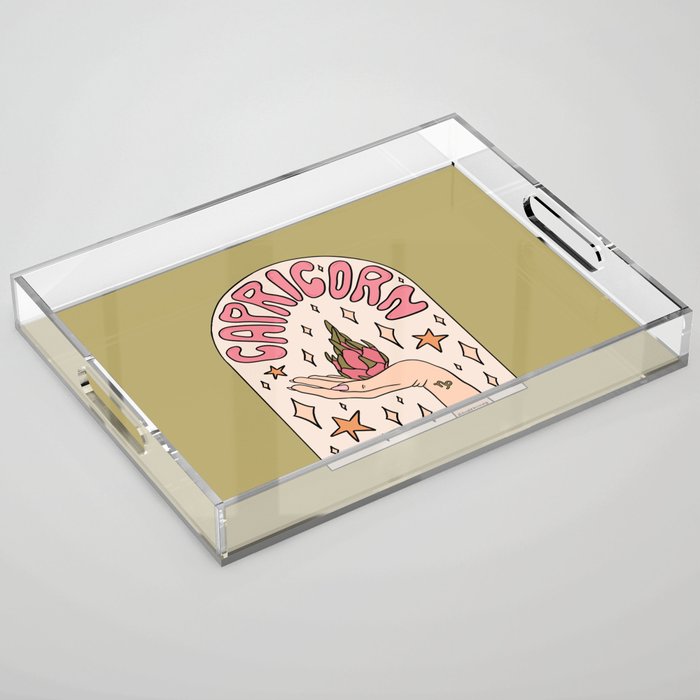 Capricorn Dragonfruit Acrylic Tray Gallery Image 1