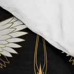 Japanese Crane Ornate Art Deco Pattern Comforter Gallery Image 4