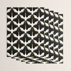 Japanese Crane Ornate Art Deco Pattern Wrapping Paper Gallery Image 3
