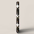Japanese Crane Ornate Art Deco Pattern iPhone Case Gallery Image 2
