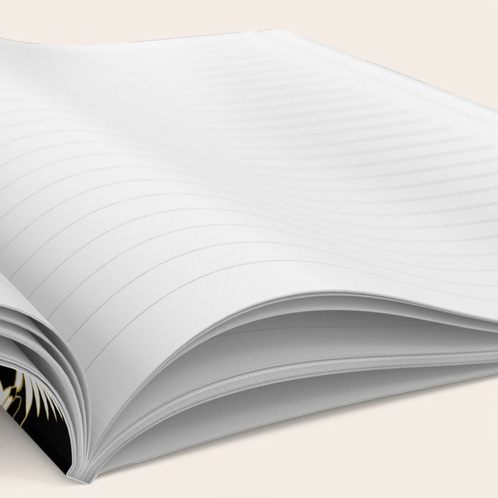 Japanese Crane Ornate Art Deco Pattern Notebook Gallery Image 2