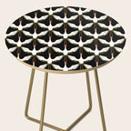 Japanese Crane Ornate Art Deco Pattern Side Table Gallery Image 2