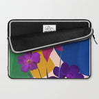 Colorful Bloomscape 1 Laptop Sleeve Gallery Image 2