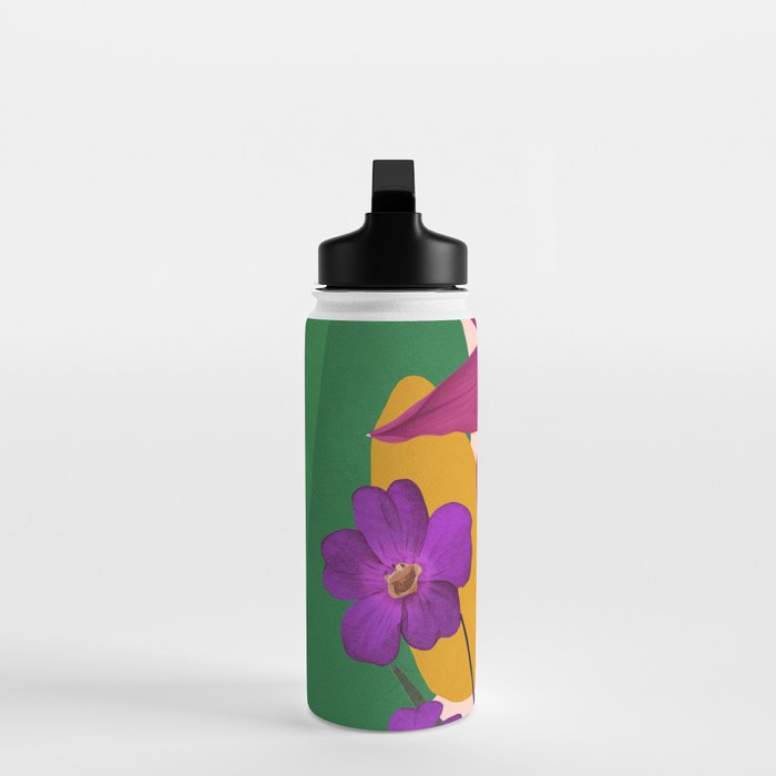 Colorful Bloomscape 1 Water Bottle Gallery Image 3