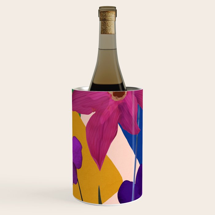 Colorful Bloomscape 1 Wine Chiller Gallery Image 1