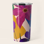 Colorful Bloomscape 1 Travel Mug Gallery Image 1