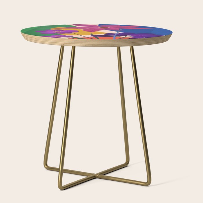 Colorful Bloomscape 1 Side Table Gallery Image 1