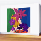 Colorful Bloomscape 1 Wall Mural Gallery Image 2