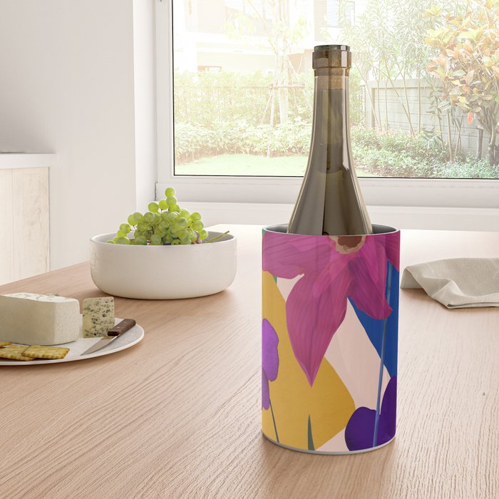 Colorful Bloomscape 1 Wine Chiller Gallery Image 4