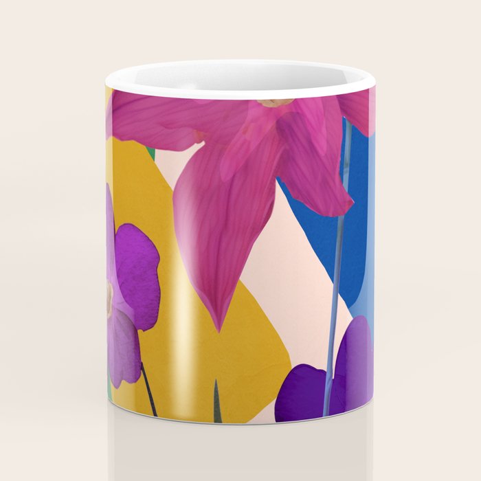 Colorful Bloomscape 1 Coffee Mug Gallery Image 4