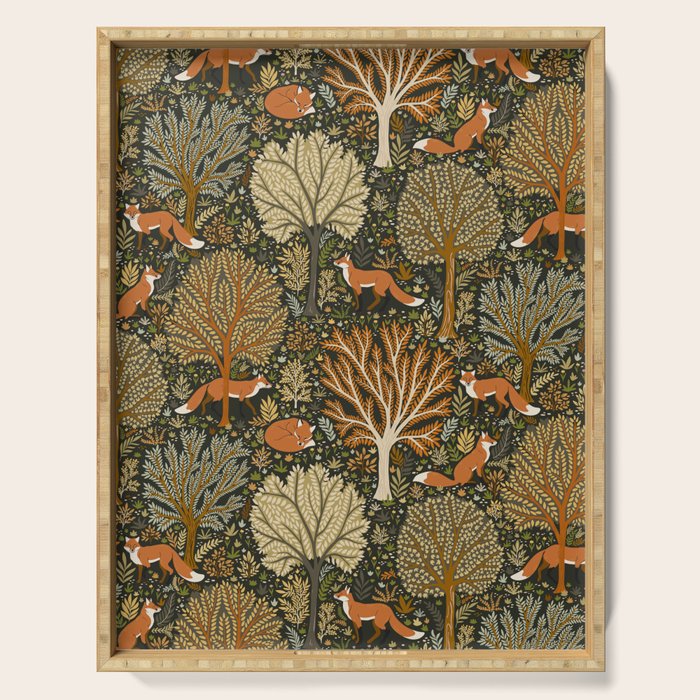 Woodland Fox Serving Tray Gallery Image 1