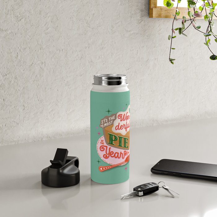 The Most Wonderful Pie of the Year Water Bottle Gallery Image 4