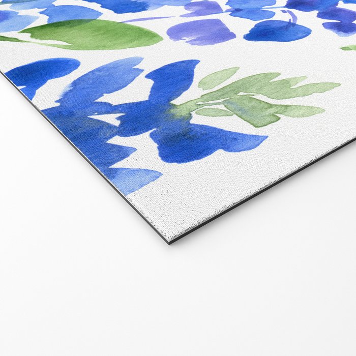 Watercolor Texas bluebonnets Welcome Mat Gallery Image 2