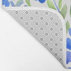 Watercolor Texas bluebonnets Bath Mat Gallery Image 2