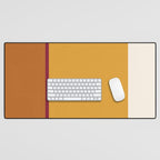 Contemporary Color Block XXI Desk Mat Gallery Image 1