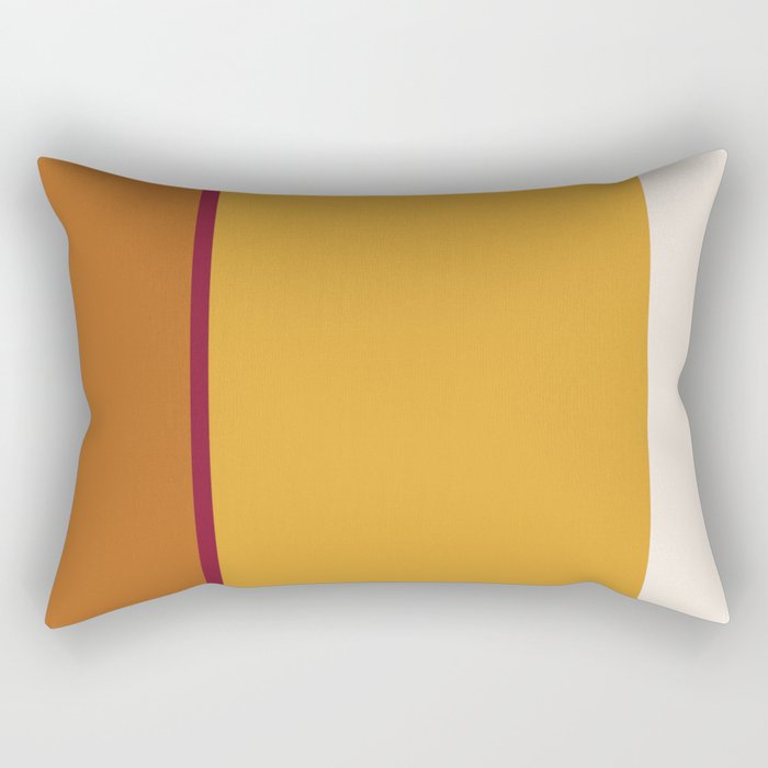 Contemporary Color Block XXI Rectangular Pillow Gallery Image 2