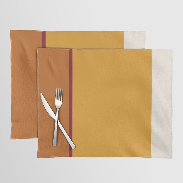 Contemporary Color Block XXI Placemat Gallery Image 1