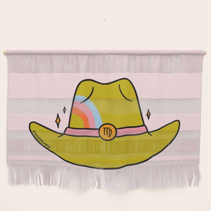 Virgo Cowboy Hat Wall Hanging Gallery Image 1