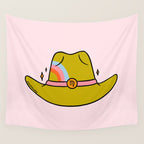 Virgo Cowboy Hat Wall Tapestry Gallery Image 4