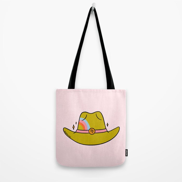 Virgo Cowboy Hat Tote Bag Gallery Image 2