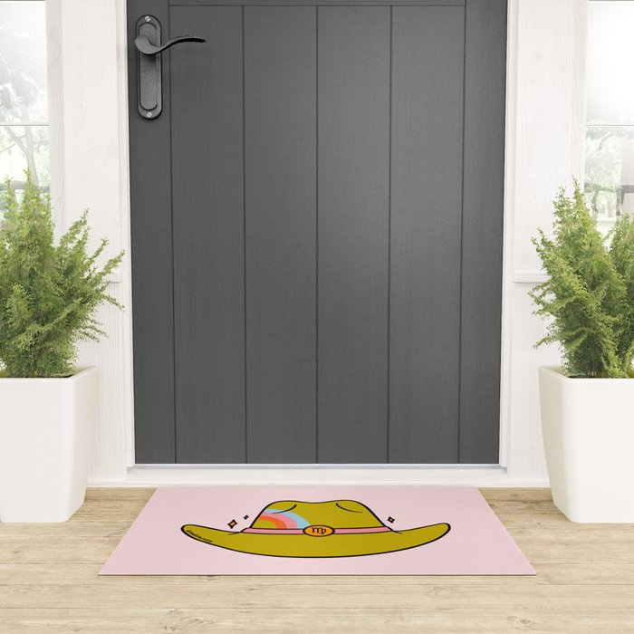 Virgo Cowboy Hat Welcome Mat Gallery Image 3