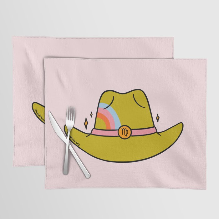 Virgo Cowboy Hat Placemat Gallery Image 1