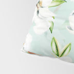 Hygge Magnolia Watercolor Pastel Flowers Pillow Sham Gallery Image 4