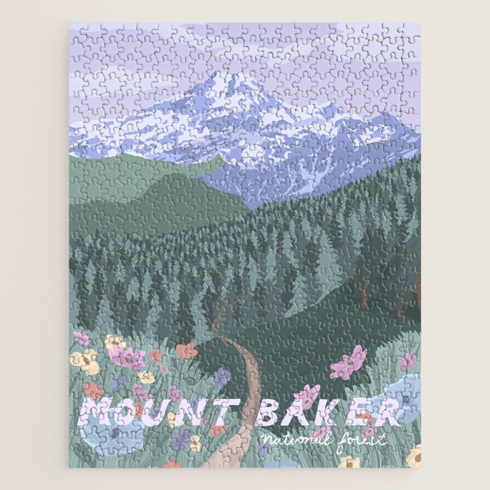 Mount Baker National Forest, Washington State, National Park Jigsaw Puzzle Gallery Image 1