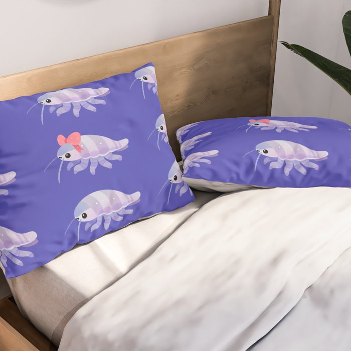 Ribbon giant isopod Pillow Sham Gallery Image 2