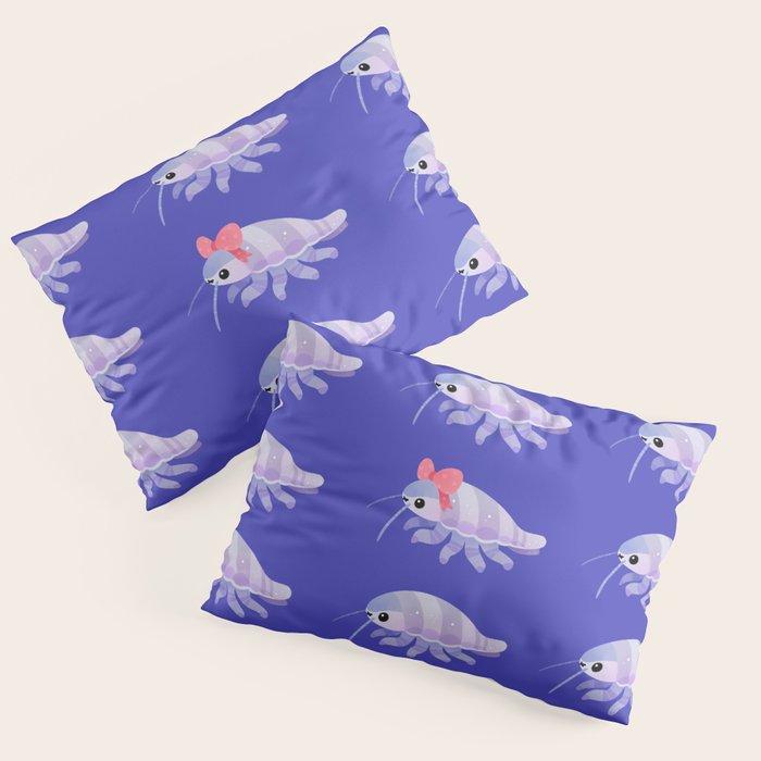 Ribbon giant isopod Pillow Sham Gallery Image 3