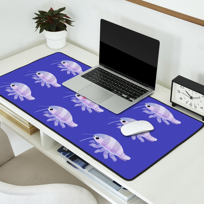 Ribbon giant isopod Desk Mat Gallery Image 2