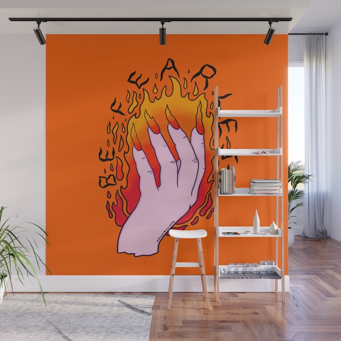 Be Fearless Wall Mural Gallery Image 1