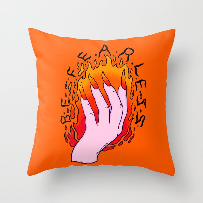 Be Fearless Throw Pillow Gallery Image 6