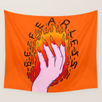 Be Fearless Wall Tapestry Gallery Image 4
